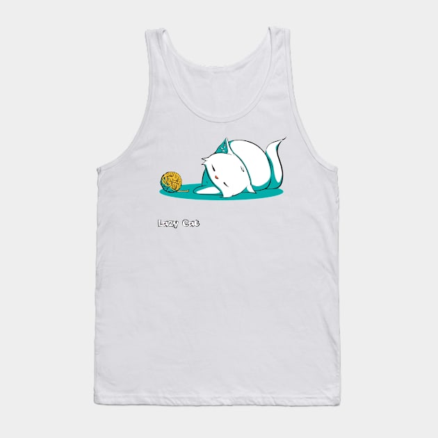 Lazy Cat (Playtime) Tank Top by jocampo770